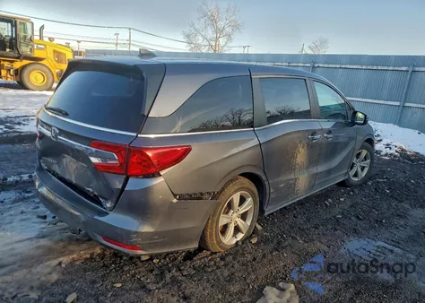 2018 Honda Odyssey Exl z USA, uszkodzony, nr VIN 5FNRL6H74JB080134